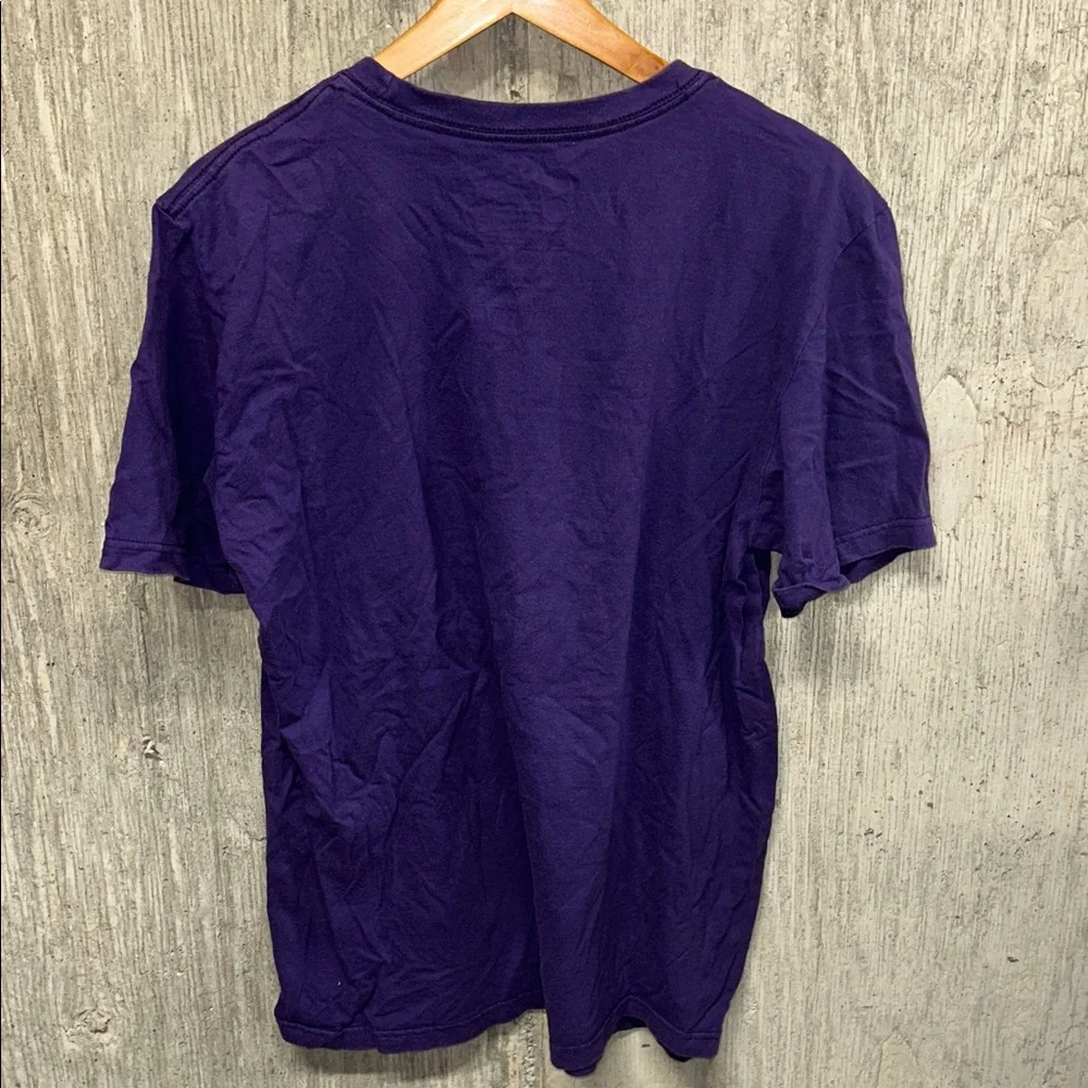 Retro Nike Men's Deep Purple Short Sleeve Regular Fit‎ Tee Large